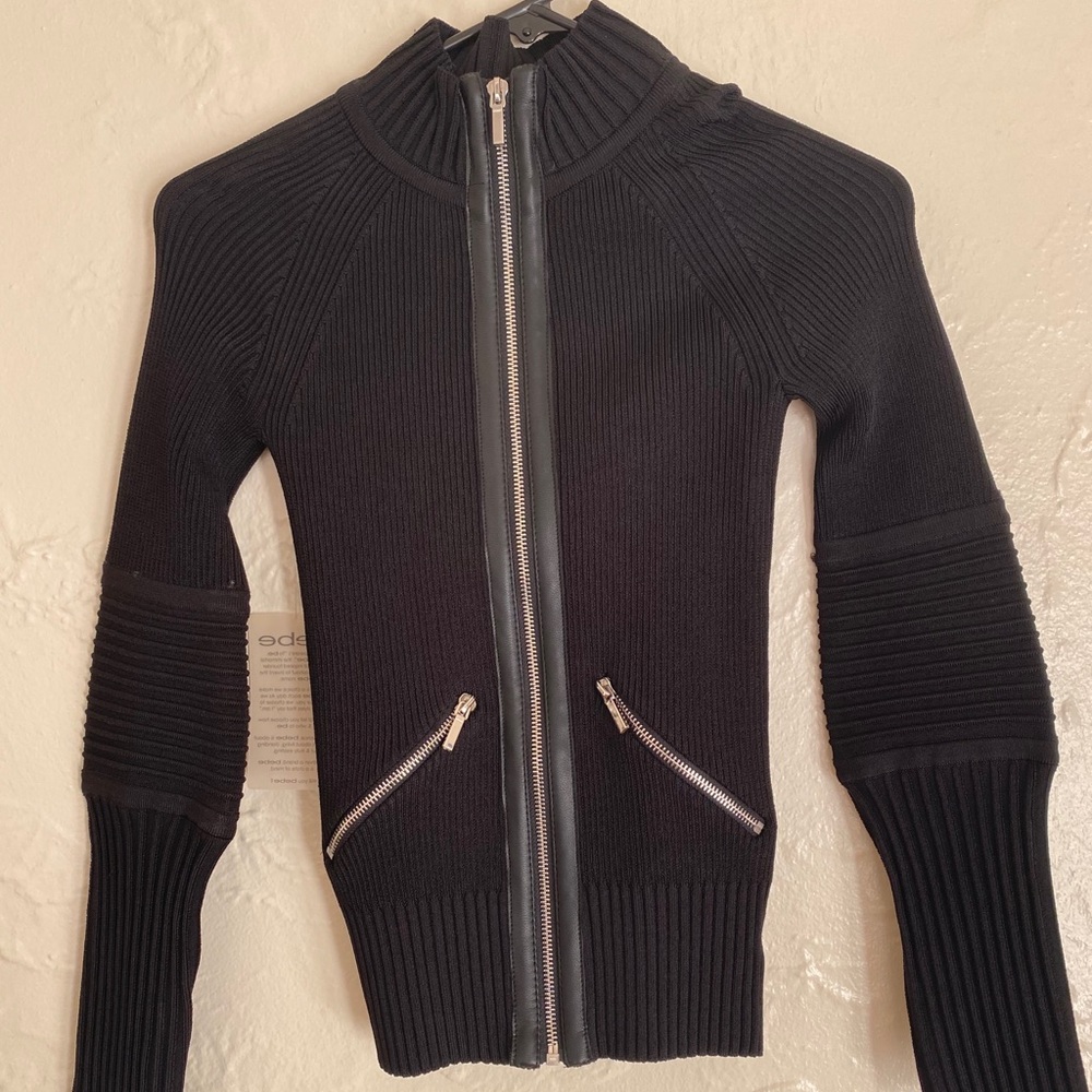 Bebe Zip Up Sweater